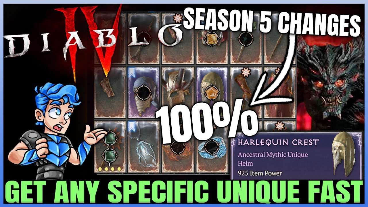 Diablo 4 - Do THIS Now - Get ANY Specific Unique Gear FAST & EASY