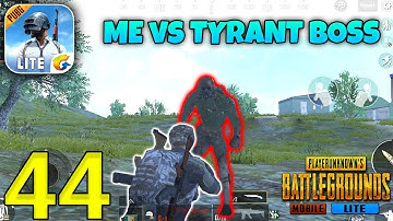 PUBG MOBILE LITE - Me VS Tyrant Boss Fight - New Zombie Update Gameplay