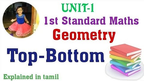 1st std maths New Syllabus(T.N)2021 UNIT-1 (Geometry) Top-Bottom
