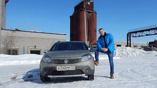 Знакомство с Renault Sandero Stepway [Спецвыпуск](Я в ВК https://vk.com/obzortachek группа https://vk.com/tachki_kirovsk (обзор и тест драйв Рено Сандеро Степвей 1.6 8 кл 2013 г.в Видео 2015)..., 2015-04-05T23:15:55.000Z)