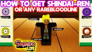 [NEW UPDATE] HOW TO GET SHINDAI-REN OR ANY RARE BLOODLINE | Shindo Life Codes | Shindo