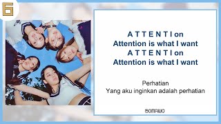 NewJeans - Attention EASY LYRICS/INDO SUB by GOMAWO