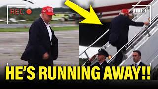 Trump RUNS FROM CAMERAS as WAR PLANS LEAK!!!