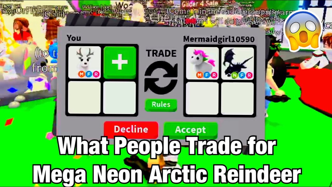 WHAT PEOPLE TRADE FOR ARCTIC REINDEER IN ADOPT ME ❄️ Trading Arctic  Reindeer in Adopt Me!