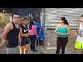 Huy Daysi y Claudia selebio todo en la dinámica manos y pies