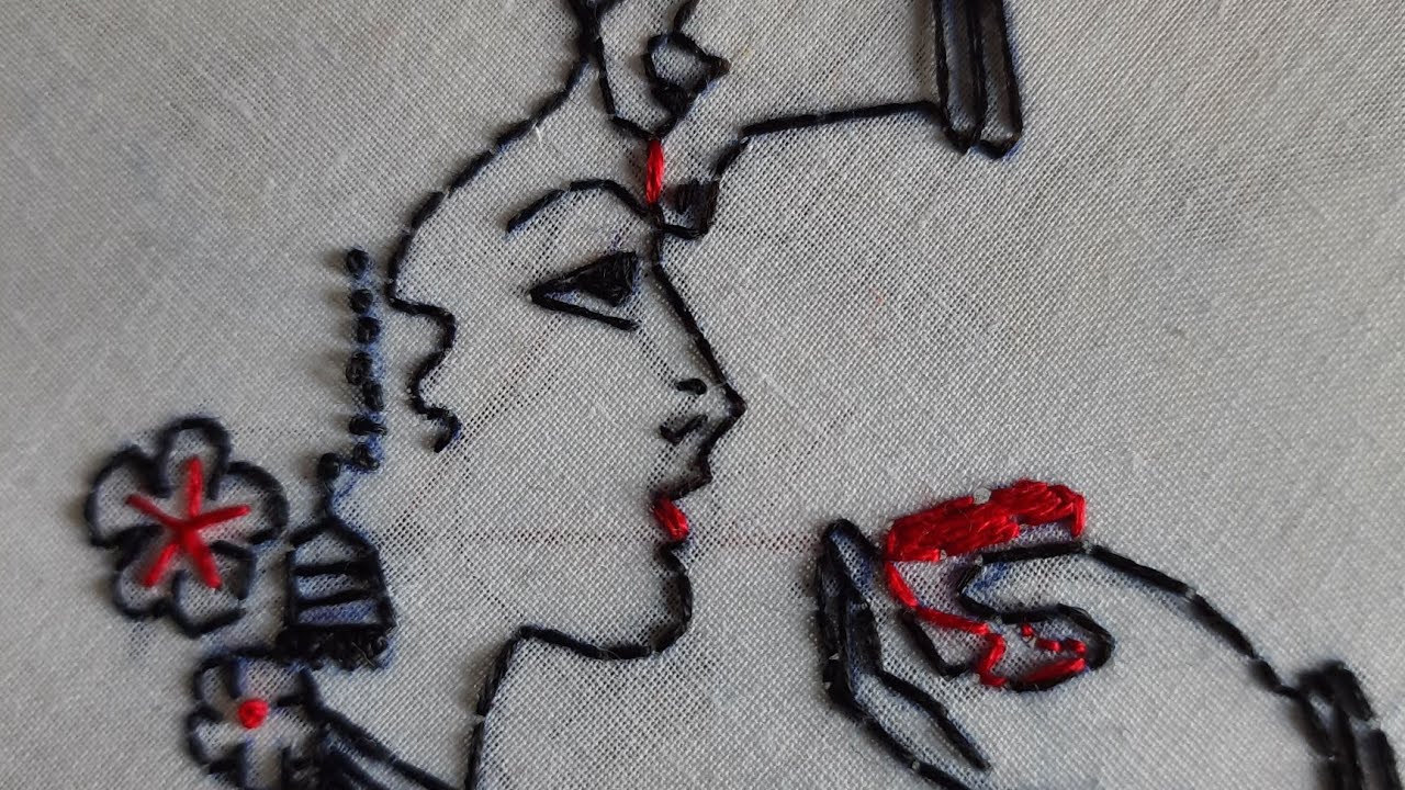 Hand Embroidery Sui Dhaga YouTube