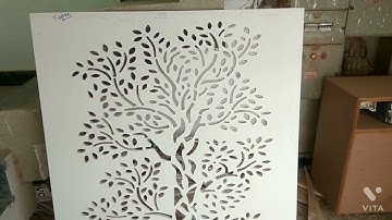 How to create 2D jali cutting #WPC  #viral #short video...