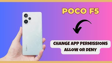 Change app permissions allow or deny POCO F5||How to change app permission ||App permissions setting