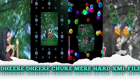 DHEERE DHEERE CHUKE MERE HARD XML FILE// HARD XML//SUBHADIP_CREATION // #freexml #love #xmlfile