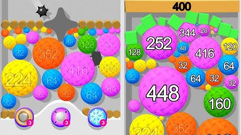 Puff Up (Voodoo) Big Updated! Huge Numbers Balloons Balls - All Levels 31 To 35 Gameplay Android,iOS