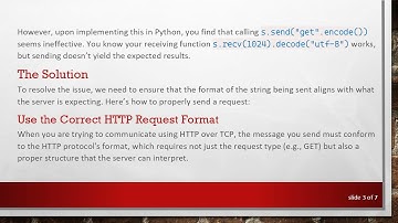 Sending Strings Over TCP Sockets in Python