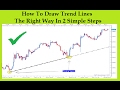 How To Draw Trend Lines The Right Way In 2 Simple Steps