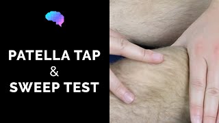 Patella Tap & Sweep Test - OSCE Guide | Clip | UKMLA | CPSA