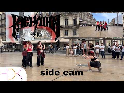 [K-POP IN PUBLIC SIDE CAM] AESPA 'Rich Man' KPOP Dance cover by HDK from France