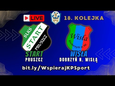 Start Eco-Pol Pruszcz - Wisła Dobrzyń n. Wisłą | NA ŻYWO | 4 LIGA #piłkanożna #4liga