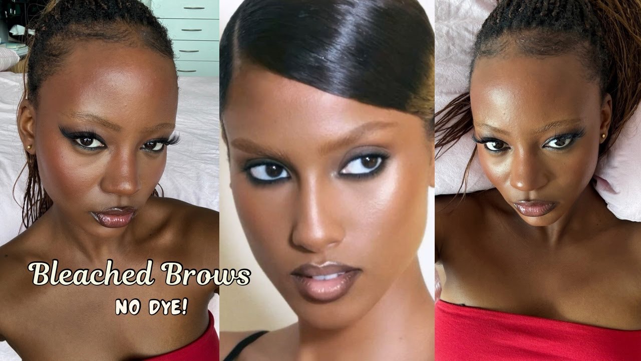 How to Get the Bleached Brow Look Without Bleach | Easy Makeup Tutorial