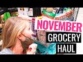 November 2020 ONE MONTH Grocery Haul WITH PRICES