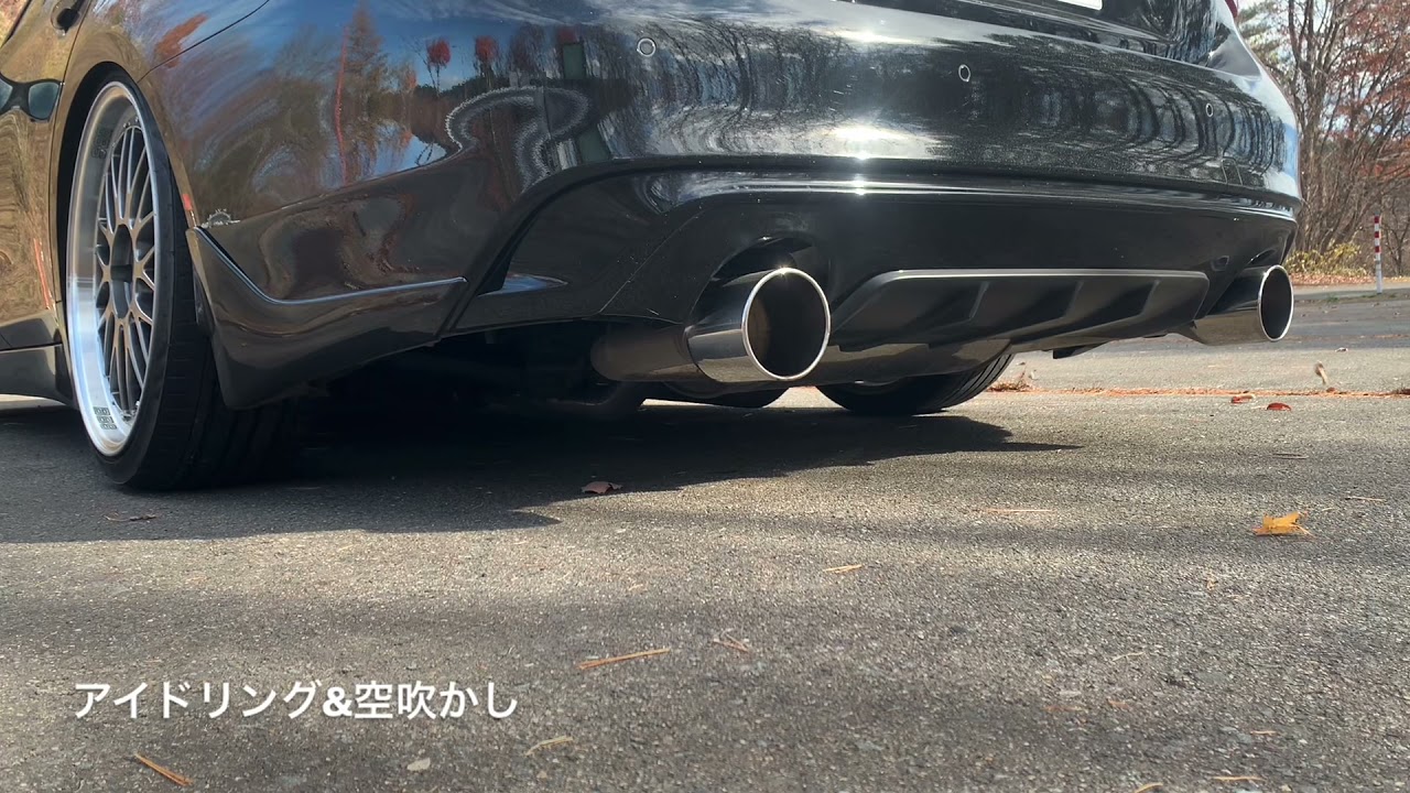 BLITZ / NUR-SPEC C-Ti HV37 NISSAN SKYLINE HYBRID EXHAUST SOUND