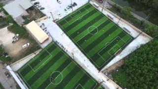 สนามฟุตบอลหญ้าเทียม Total บางปู ขนาด 7คน 2สนาม และ 9คน 1สนาม - Youtube