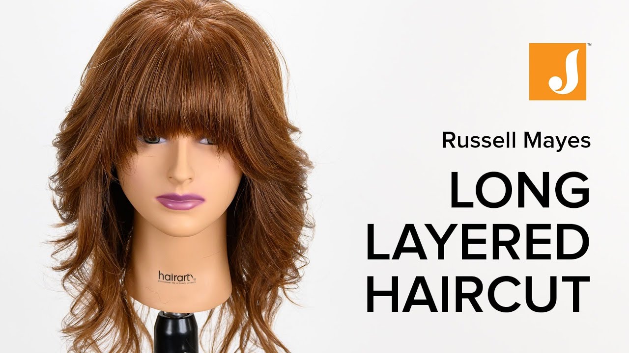 Simple Long Layered Haircut Tutorial with Scissors – Jatai International, image size:1280x720