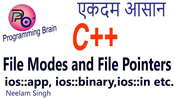 File Mode Parameters(ios::ate) and File Pointers (seekg,etc)in C++ with Example by Programming Brain