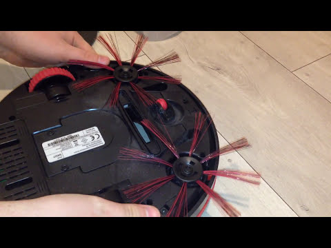 Dirt Devil M607 Spider testing in action Robotic Vacuum Cleaner