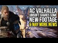Assassin's Creed Valhalla Gameplay - Ubisoft Shared Some NEW FOOTAGE & More News (AC Valhalla News)