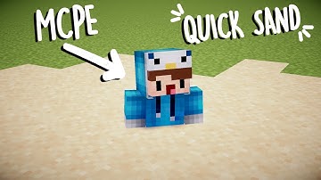 Minecraft: How To Make Working Quicksand In Bedrock | No Mods Or Addons