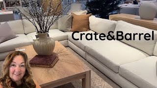 Crate & Barrel Elegant Contemporary Home Decor Shopping