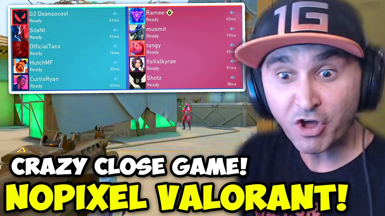 Summit1g Goes HARD In A Valorant Game With NoPixel Streamers feat Ramee, Shotz, Valkyrae & More!