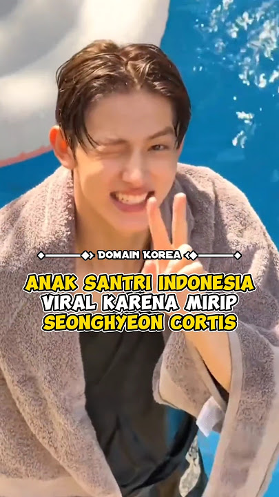 Anak santri Indonesia viral karena mirip Seonghyeon Cortis #kpop #shorts