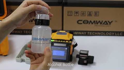 unpacking of COMWAY A3 fusion splicer