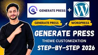 Customize GeneratePress Theme | How to customize GeneratePress theme 2026