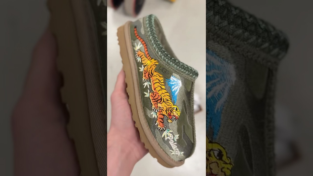 Ugg Tasman Slipper Palace Burnt Olive Camo 1172070-GRNC  