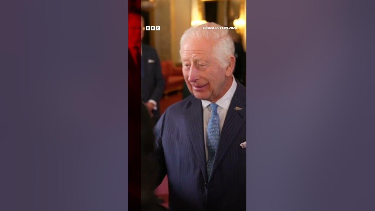 King Charles surprised by hug with New Zealand rugby players. #RoyalFamily #BBCNews
