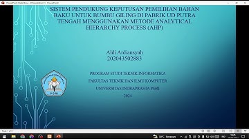 Demo Program Aplikasi Skripsi/Tugas Akhir UNINDRA | Aldi Ardiansyah - 202043502883