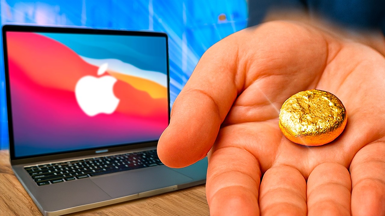 СКОЛЬКО ЗОЛОТА МОЖНО ДОБЫТЬ ИЗ MACBOOK