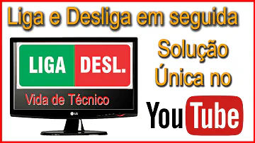 O que acontece quando o monitor liga e desliga?