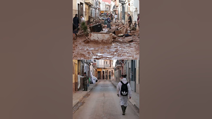 El impresionante antes y el después de Valencia tras el paso de la DANA hace justo un mes