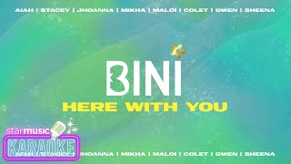 BINI - Here With You (Karaoke)