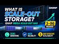 What Is Scale-out Storage? QNAP MEGA Scale-out NAS | 3–96 Nodes, Zero Downtime, Cost-effective Sc...