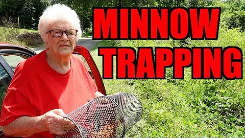 Minnow Trapping with 147 Year Old Grandma!