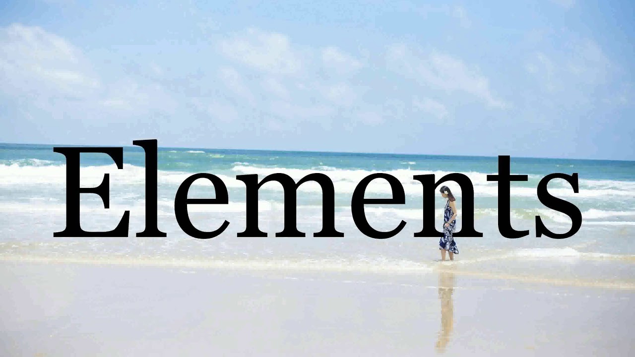 How To Pronounce Elements🌈🌈🌈🌈🌈🌈Pronunciation Of Elements YouTube