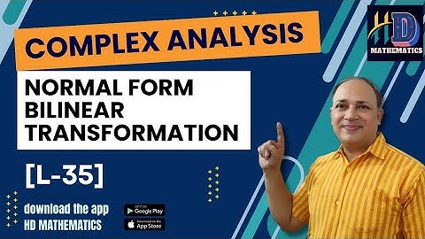 Normal form bilinear transformation /L 35/ mobius transformation complex analysis in hindi bsc 3 net