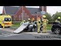 23-09-2020 Vrouw bekneld bij ongeval op de Westzoom in Lunteren