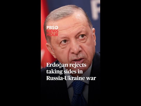 WATCH: Erdoğan rejects taking sides in Russia-Ukraine war #shorts
