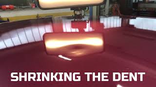 Stabilizing a dent with power pdr box