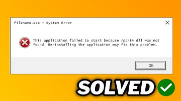 (FIXED) rpcrt4.dll missing or not found error