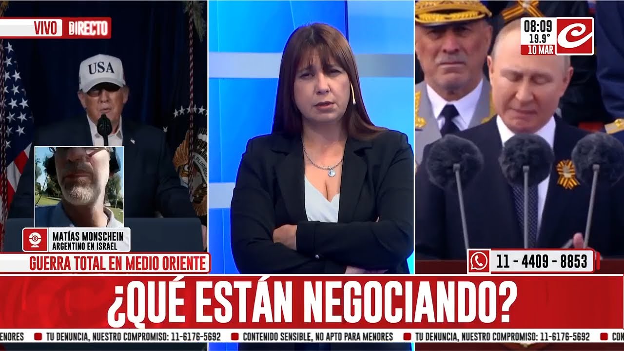 Guerra total en Medio Oriente: habla argentino en Israel