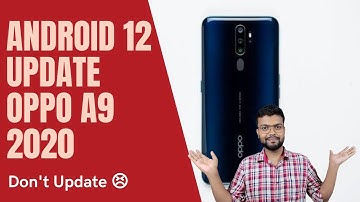 Android 12 update in OPPO A9 2020 🔥